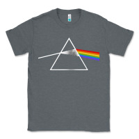 Charcoal Heather the dark side Classic Tee - linhVisuals