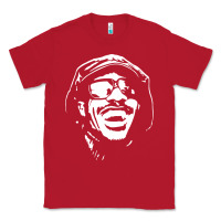 Red stevie wonder Classic Tee - linhVisuals