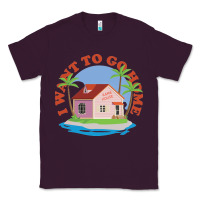 Plum i want to go home Classic Tee - linhVisuals