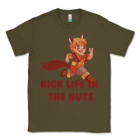 Army Green kick life in the nuts   squirrel girl Classic Tee - linhVisuals