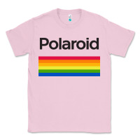 Bubblegum Pink polaroid color spectrum horizontal Classic Tee - linhVisuals