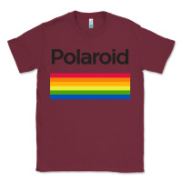Burgundy polaroid color spectrum horizontal Classic Tee - linhVisuals