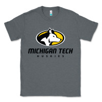 Charcoal Heather michigan tech huskies Classic Tee - linhVisuals