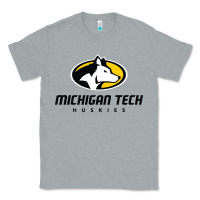 Heather Grey michigan tech huskies Classic Tee - linhVisuals
