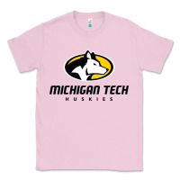 Bubblegum Pink michigan tech huskies Classic Tee - linhVisuals