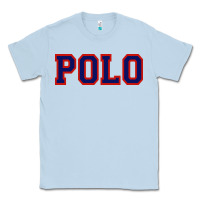 Dusty Blue polo Classic Tee - linhVisuals