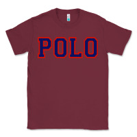 Burgundy polo Classic Tee - linhVisuals