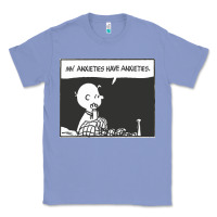Colony Blue my anxieties have anxieties   peanuts Classic Tee - linhVisuals