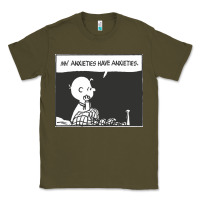 Army Green my anxieties have anxieties   peanuts Classic Tee - linhVisuals
