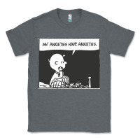 Charcoal Heather my anxieties have anxieties   peanuts Classic Tee - linhVisuals