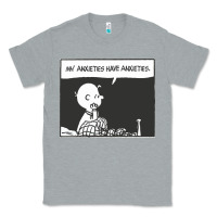 Heather Grey my anxieties have anxieties   peanuts Classic Tee - linhVisuals