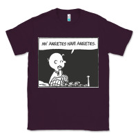 Plum my anxieties have anxieties   peanuts Classic Tee - linhVisuals