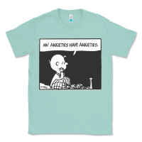 Seafoam my anxieties have anxieties   peanuts Classic Tee - linhVisuals