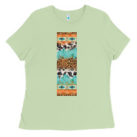 Matcha fall pattern Ladies Tee - Artiststas