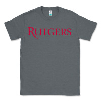 Charcoal Heather rutgers university–camden Classic Tee - linhVisuals