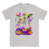 Moon Dust Mardi Gras Skeletons Classic Tee - BundleAndBundleShop