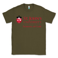 Army Green saint john's university Classic Tee - linhVisuals