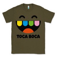 Army Green toca Classic Tee - linhVisuals