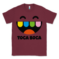 Burgundy toca Classic Tee - linhVisuals