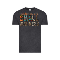 Vintage Black minding my own small business Vintage Tee - RacoonDesign