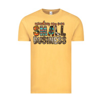 Vintage Mustard minding my own small business Vintage Tee - RacoonDesign