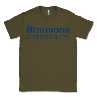 Army Green simmons university Classic Tee - linhVisuals