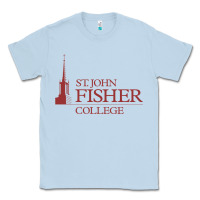 Dusty Blue st. john fisher collage Classic Tee - linhVisuals
