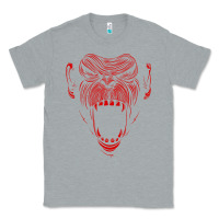 Heather Grey primal onnit t chimp Classic Tee - linhVisuals
