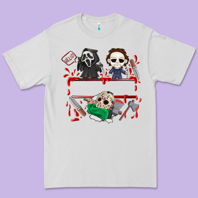 Halloween Premium Tee Designed By Cowhidedigitalart