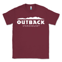 Burgundy Outback Steakhouse Classic Tee - linhVisuals