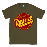 Army Green Rust Eze Classic Tee - linhVisuals