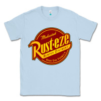 Dusty Blue Rust Eze Classic Tee - linhVisuals