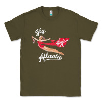 Princess Diana Virgin Atlantic Fly Atlantic Classic Tee | Teevron