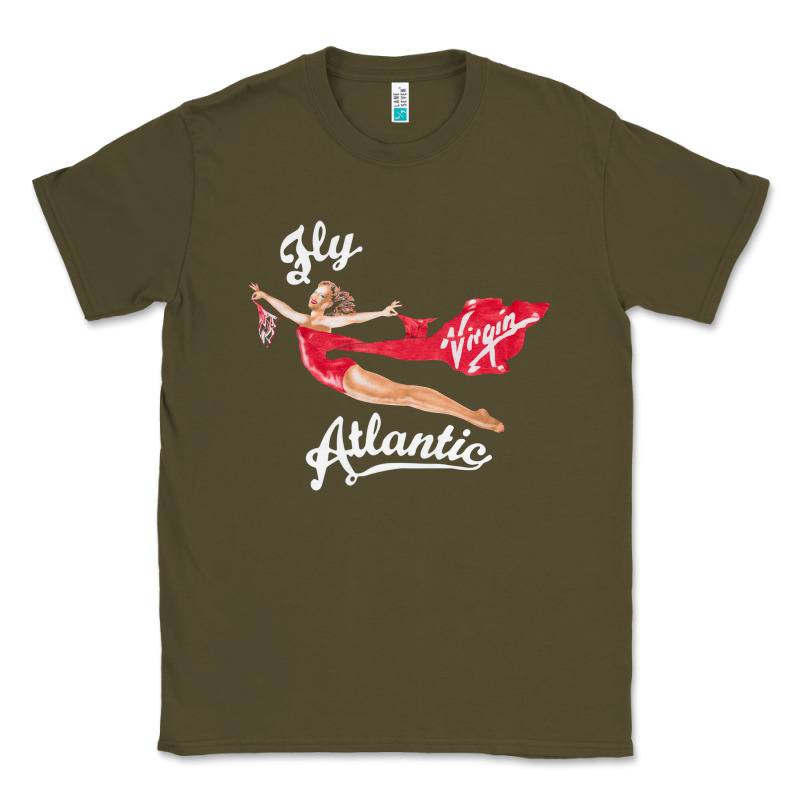 Princess Diana Virgin Atlantic Fly Atlantic Classic Tee by linhVisuals | Teevron