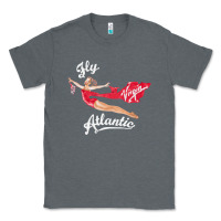 Charcoal Heather princess diana virgin atlantic fly atlantic Classic Tee - linhVisuals