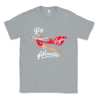 Heather Grey princess diana virgin atlantic fly atlantic Classic Tee - linhVisuals