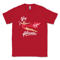 Red princess diana virgin atlantic fly atlantic Classic Tee - linhVisuals