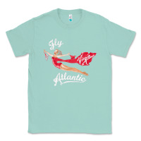 Seafoam princess diana virgin atlantic fly atlantic Classic Tee - linhVisuals