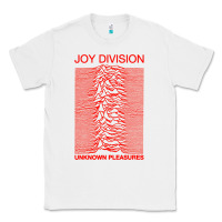 White joy division Classic Tee - linhVisuals