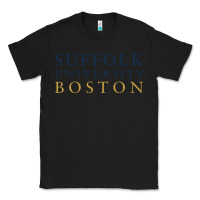 Black suffolk university Classic Tee - linhVisuals