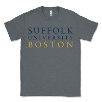 Charcoal Heather suffolk university Classic Tee - linhVisuals