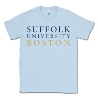 Dusty Blue suffolk university Classic Tee - linhVisuals