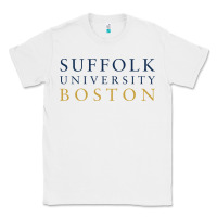 White suffolk university Classic Tee - linhVisuals