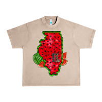 French Oak illinois watermelon Urban Heavy Tee - RacoonDesign
