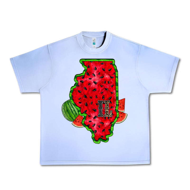 Illinois Watermelon Urban Heavy Tee by RacoonDesign | Teevron