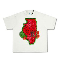 Pistachio illinois watermelon Urban Heavy Tee - RacoonDesign
