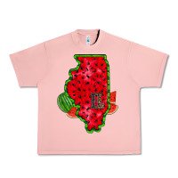 Salmon illinois watermelon Urban Heavy Tee - RacoonDesign