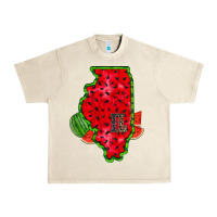 Sandshell illinois watermelon Urban Heavy Tee - RacoonDesign