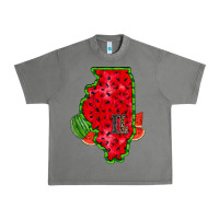 Tornado illinois watermelon Urban Heavy Tee - RacoonDesign
