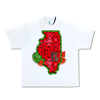 White illinois watermelon Urban Heavy Tee - RacoonDesign